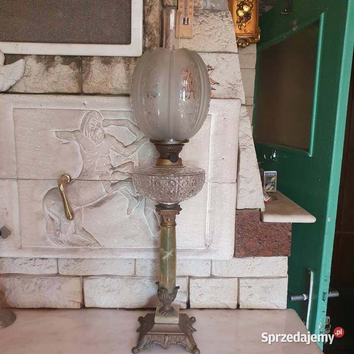 Sprawnastara lampa naftowa z XIX wieku Wrocław