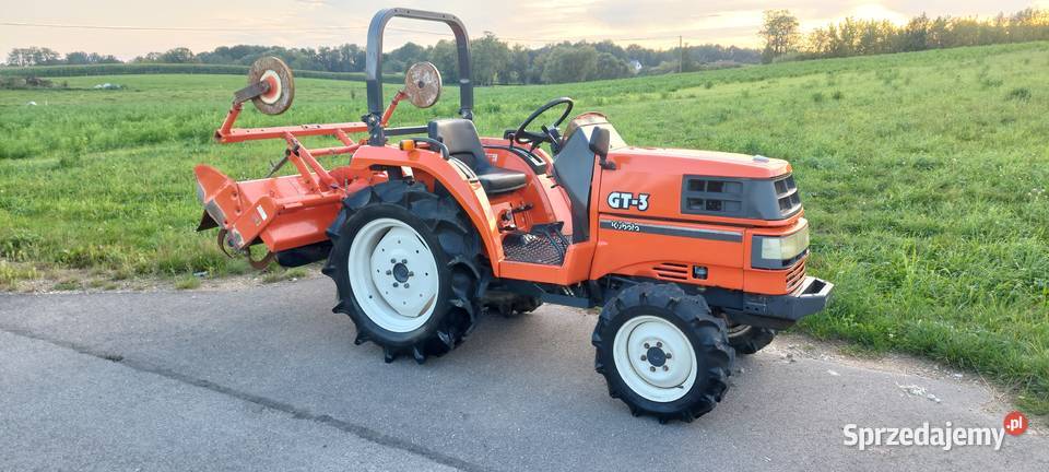 Traktorek Kubota GT3 z glebogryzarką piękny stan sprzedam