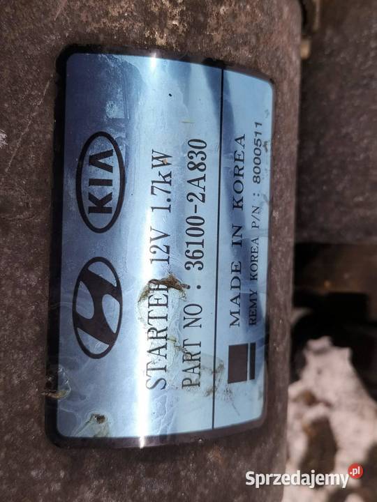 ROZRUSZNIK 361002A830 17 CRDI Kia Sportage III Układ elektryczny silnika