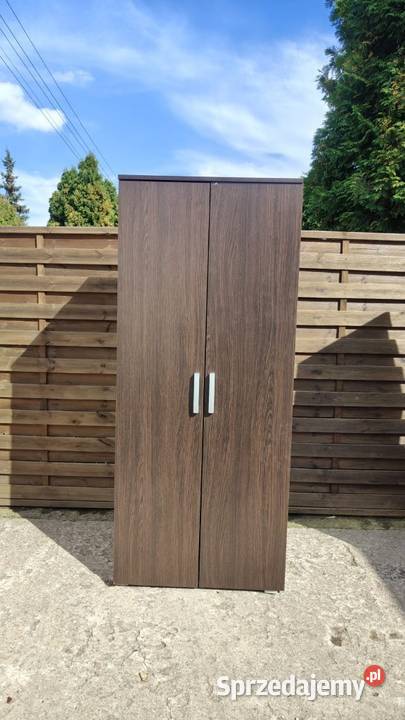 Szafa 2drzwiowa wenge z półkami biurowa mazowieckie Warszawa