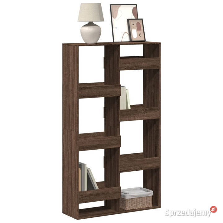 Regał brązowy dąb 100x33x175 materiał sprzedam