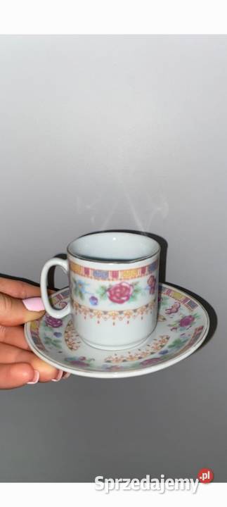 ZESTAW DO KAWY espresso filiżanki 50 ml spodki Gorzów Wielkopolski