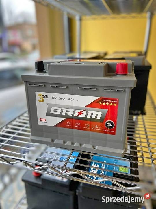 Akumulator GROM EFB STARTSTOP 60Ah 600A Prawy Kalisz