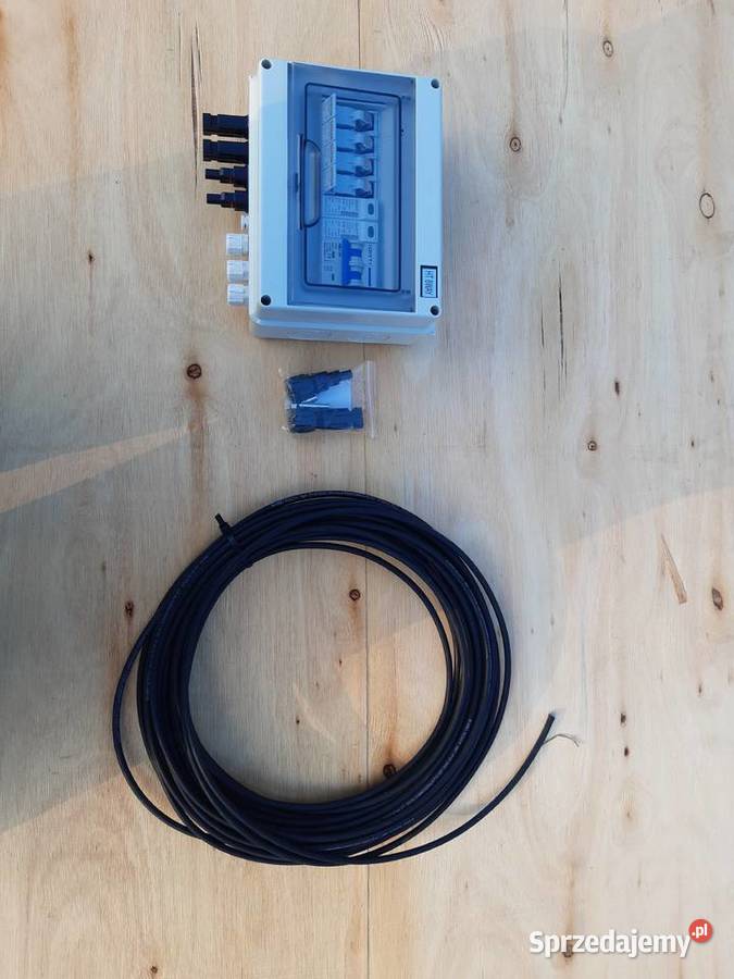 Zestaw offgrid hybrydowy panele falownik osprzęt