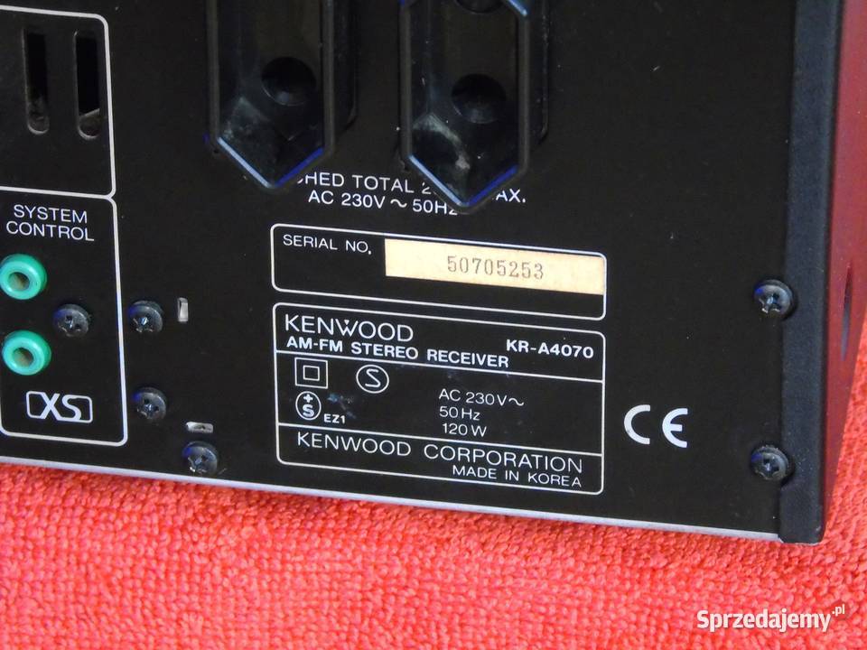 Wzmacniacz z radiem Kenwood KRA4070 RDS sprawny Amplitunery Jasło