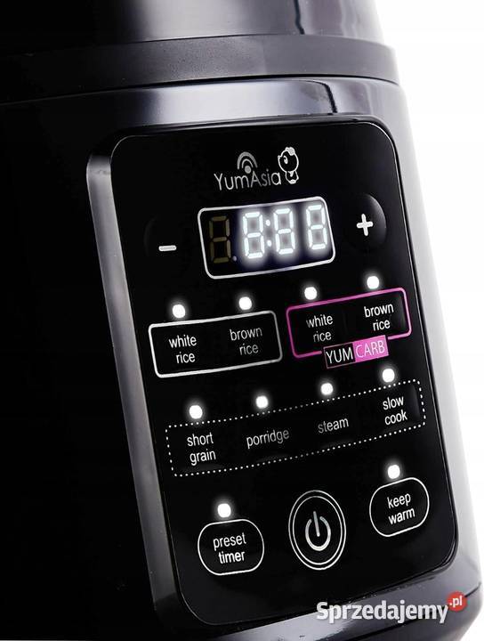 RYŻOWAR KUMO YUMCARB 1L CERAMICZNY PAROWAR