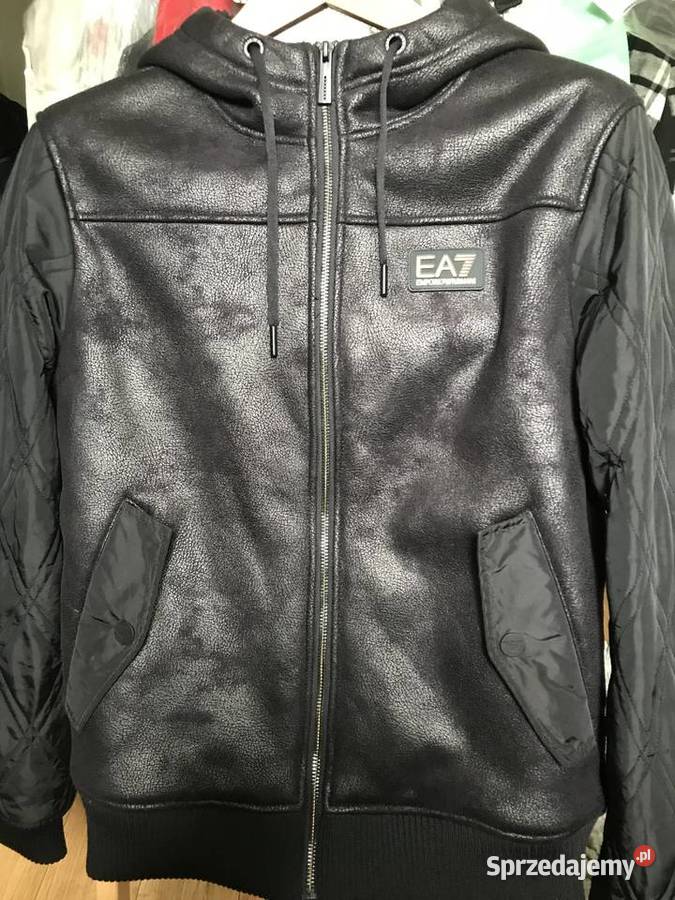 Sprzedam kurtkę ocieplaną z kapturem EMPORIO Moda i Styl łódzkie