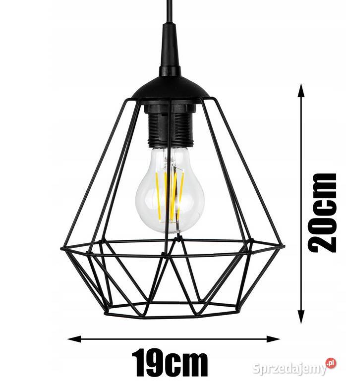 LAMPA WISZĄCA SUFITOWA LOFT Diament Polska