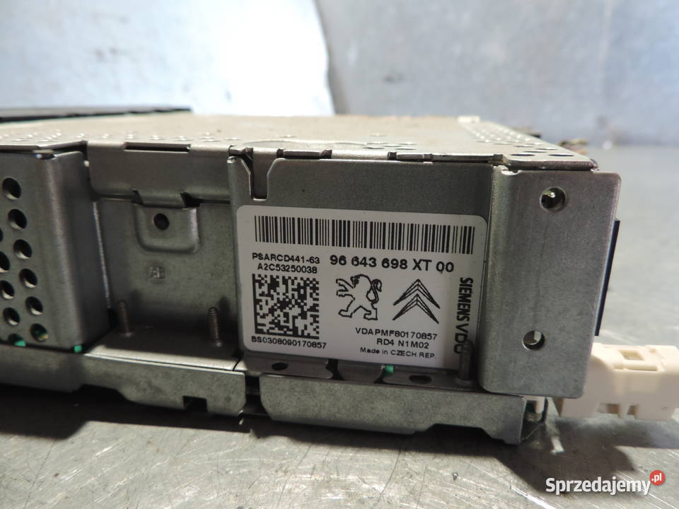 CITROEN C2 C3 C4 RADIO MP3 96643698XT sprzedam