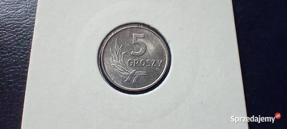 Stare monety 5 groszy 1972 Polska PRL mennicza Lesko sprzedam