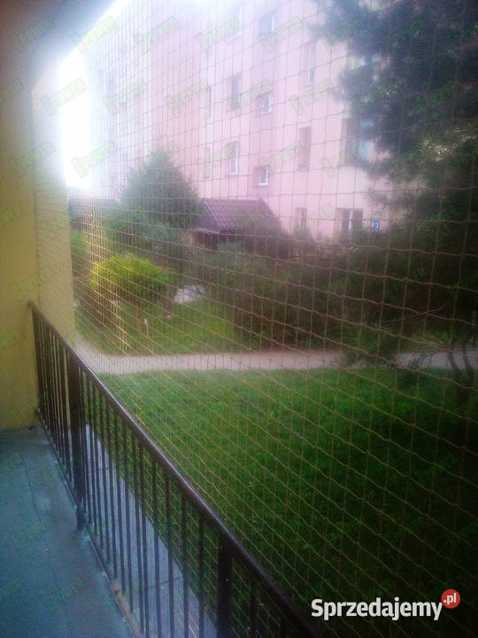 Siatka na balkon montaż BEZINWAZYJNY Warszawa