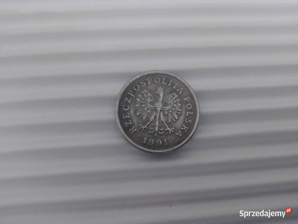 Moneta 50gr groszy z 1991 roku Stan lubelskie Świdnik