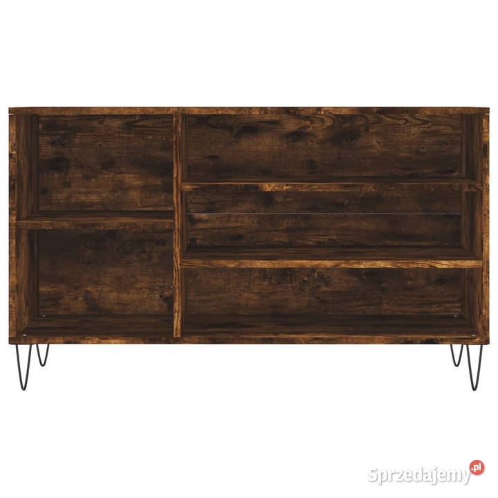 Półka na buty przydymiony dąb 102x36x60 WM831417 Na buty