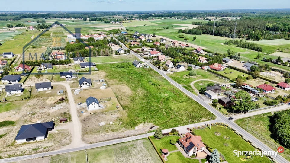 Działka pod budowę domu Wikielec 1210 m