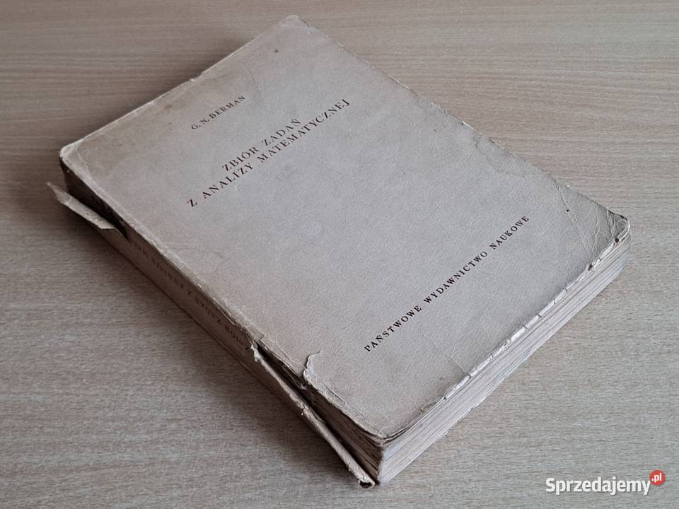 G N Berman Zbiór zadań z analizy matematycznej Podręczniki śląskie Cieszyn
