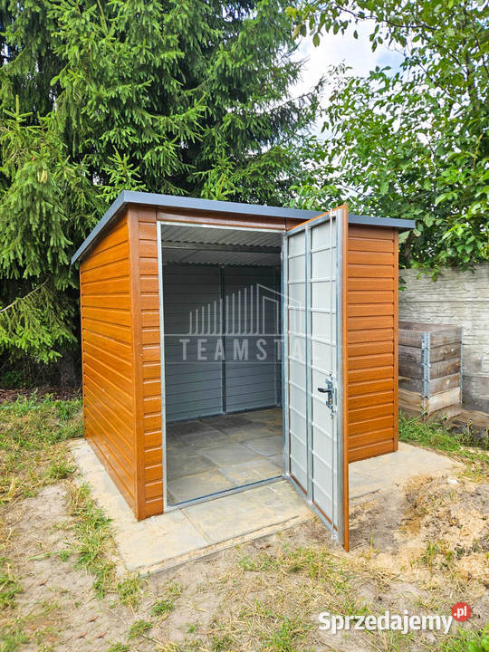 Schowek Domek Ogrodowy 25x2m drzwi Jasny Orzech warmińsko-mazurskie Mrągowo