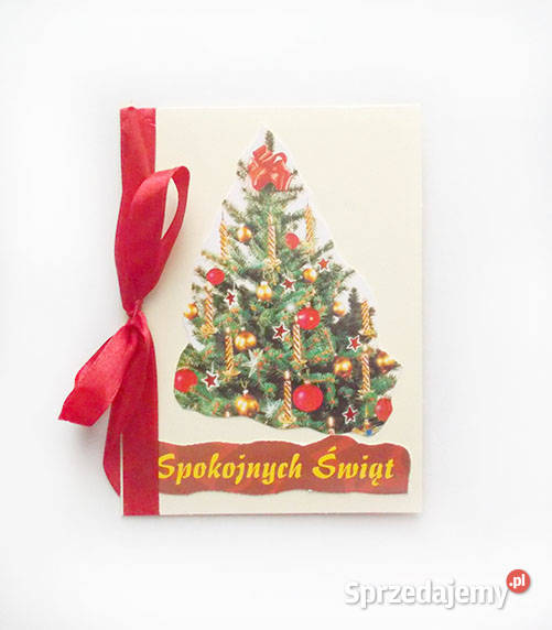 choinka kartka na Boże Narodzenie świąteczna Pozostałe Białystok