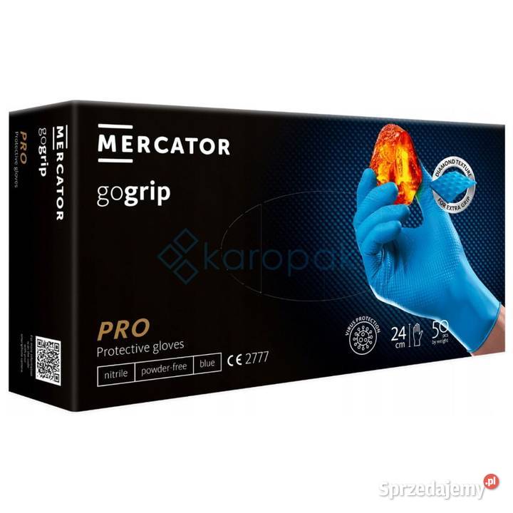 Rękawiczki nitrylowe gogrip mercator rozmiar xl Odzież ochronna Grudziądz