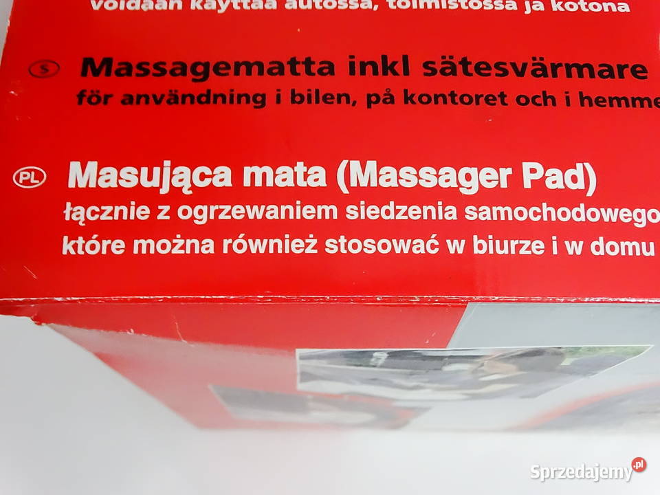 Relaksująca mata masująca do masażu cieplnego Biłgoraj