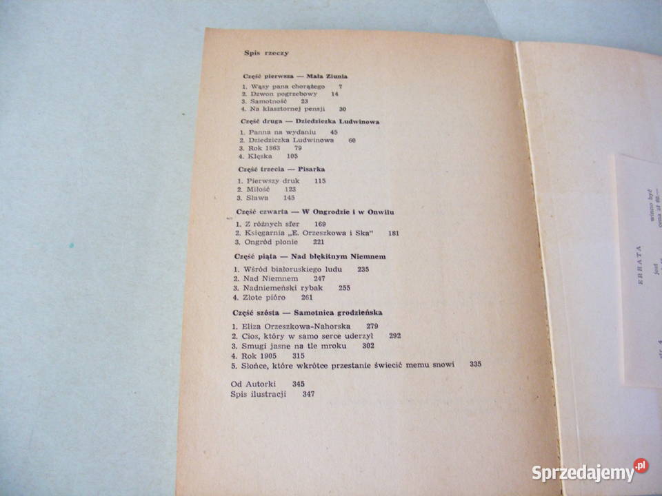 Pani Eliza Orzeszkowa Dysonans Stachniak Grace