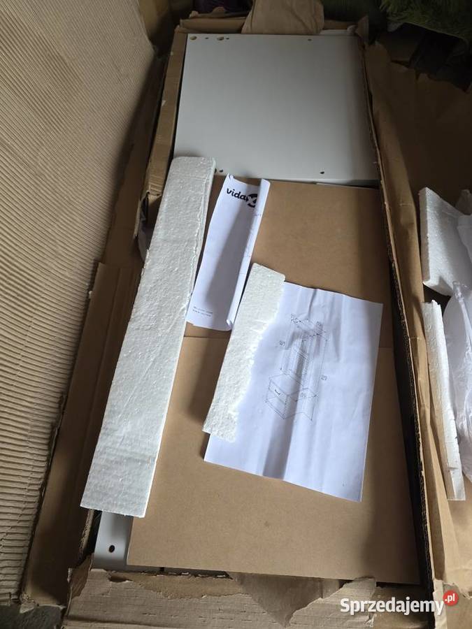 vidaXL Wieszak na płaszcze SANDNES biały Poręba