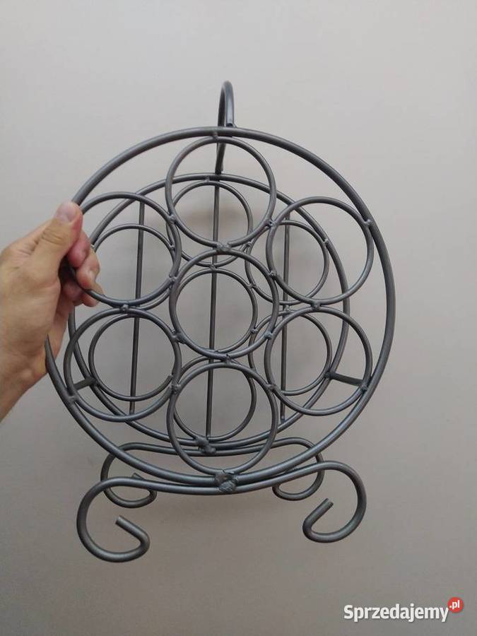 Metalowy stojak na wina regał winiarski małopolskie Kraków