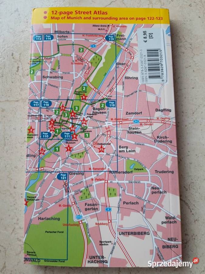 Munich Monachium przewodnik angielska wersja Mapy i przewodniki Bielsko-Biała