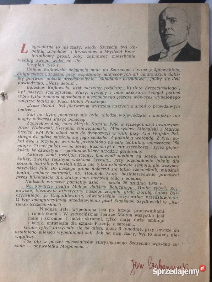 3674 X Lat Teatru W Szczecinie Szczecin