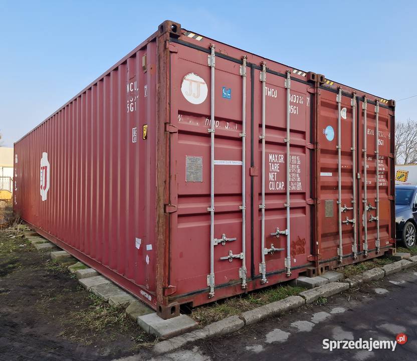 Kontener Morski 40 HC Wym 12x240mWys290m Somianka-Parcele