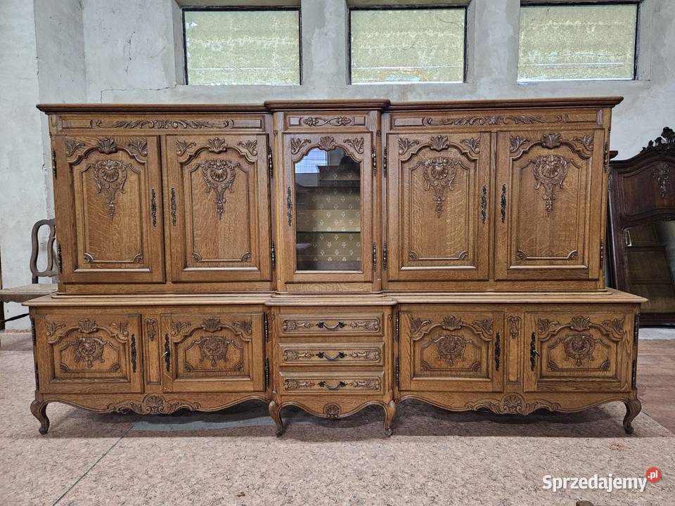 Duża francuska komoda Ludwikowska kredens