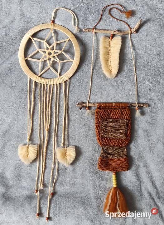 Łapacz snów koszyczek makramowy zestaw Racibórz sprzedam