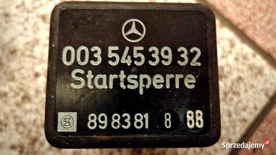 PRZEKAŹNIK STEROWNIK MERC W 124 003545 39 32 Koszalin