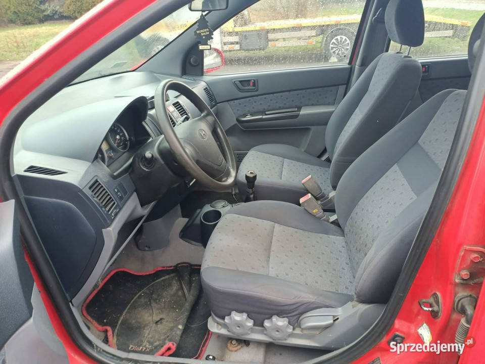 Hyundai Getz Hyundai Getz 13 02r czerwony Tarnów