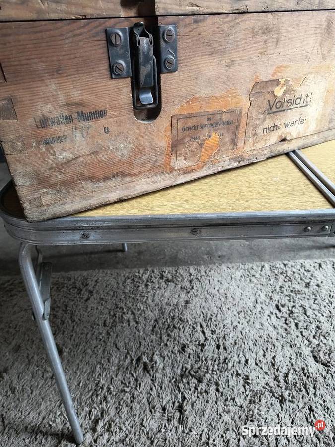 Skrzynia amunicyjna Luftwaffen Skarżysko-Kamienna