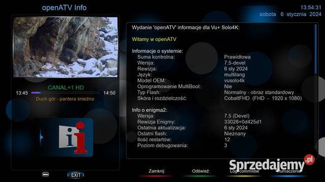 Napra serwis Enigma 2 ustym4K Zgemma Octagon VU mazowieckie Radom