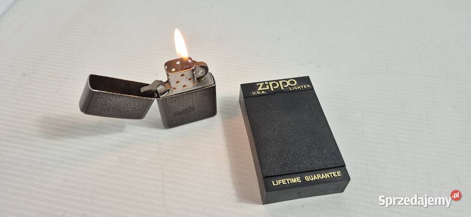 Kultowa Zapalniczka Zippo Venetian Komplet z Biłgoraj