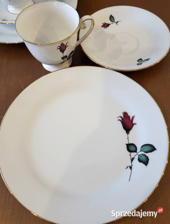 Tirschenreuth Bawaria serwis z różą 4 osób Szczecin