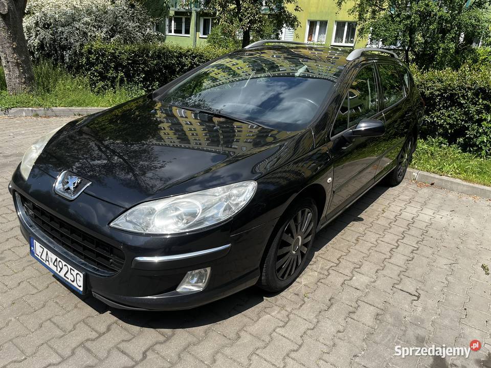 Peugeot 407 22 benzyna 2006 bogate wyposażenie