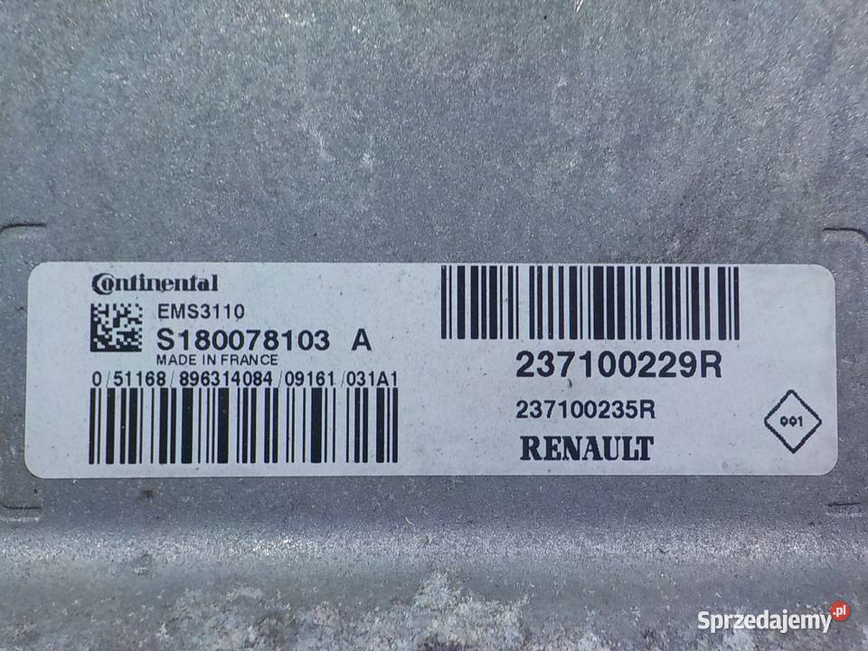 RENAULT MEGANE III 09r HB 5D sterownik komputer osobowe