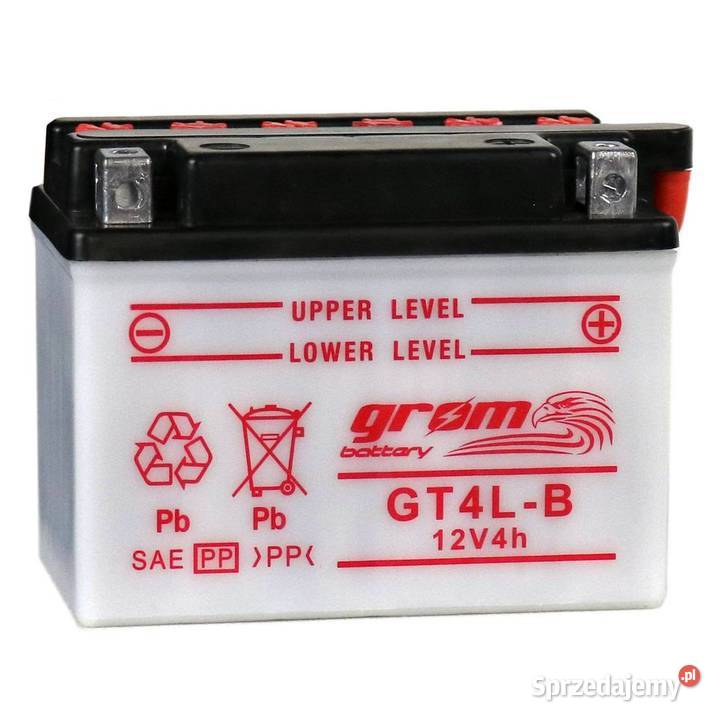 Akumulator motocyklowy GROM YB4LB 12V 4Ah 60A P Kalisz sprzedam