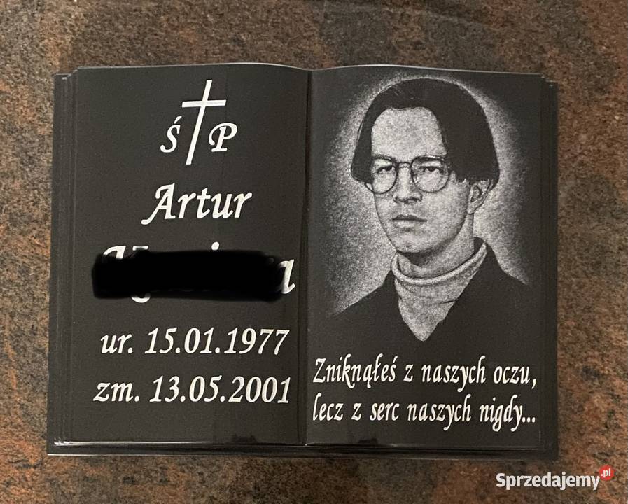 PROMOCJA Książka granitowa nagrobna litery Pozostałe usługi dolnośląskie Jaworzyna Śląska