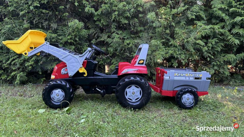 Traktor na pedaly z przyczepą Rolly Toys