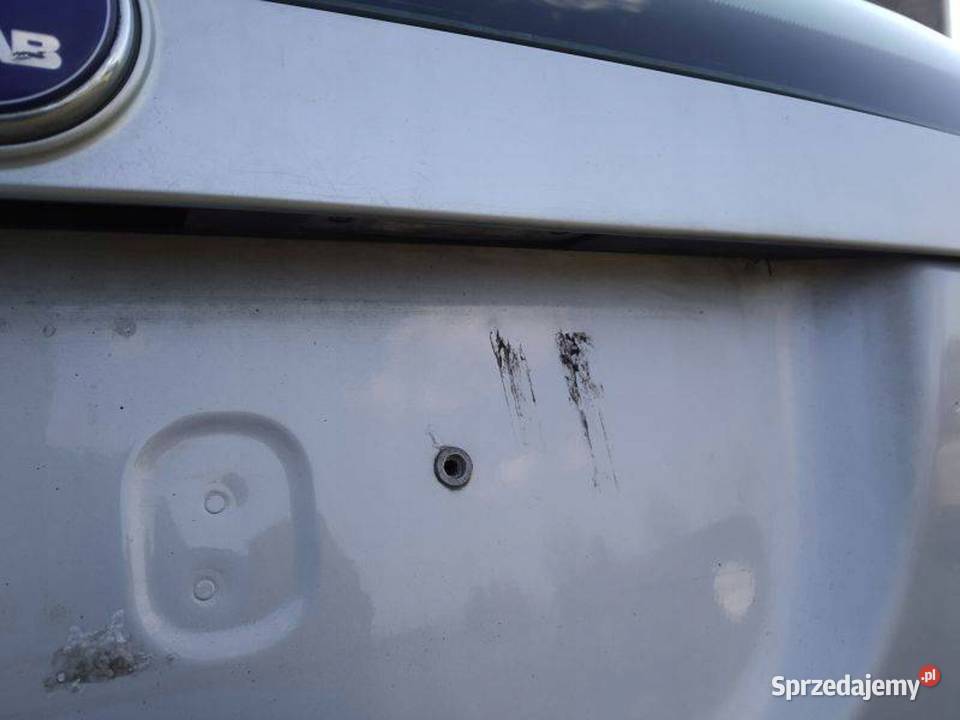 SAAB 93 VER2 2008 Z TYŁU TYLNA KLAPA BAGAŻNIKA Rudziniec