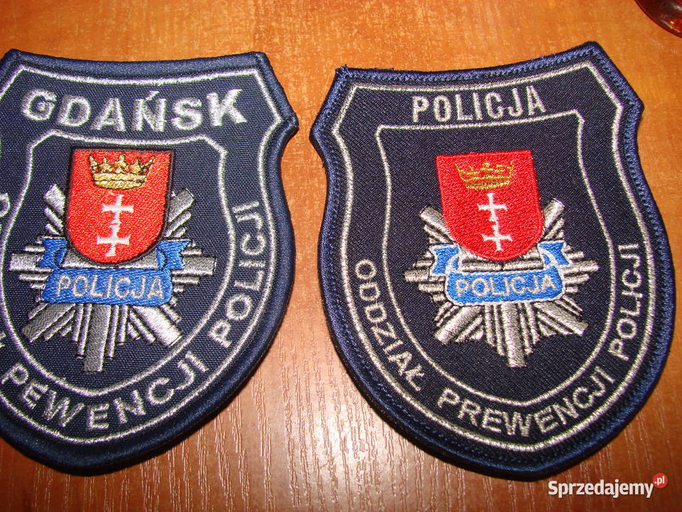 Gdańsk Oddział Prewencji Policji naszywka Militaria Pruszcz Gdański
