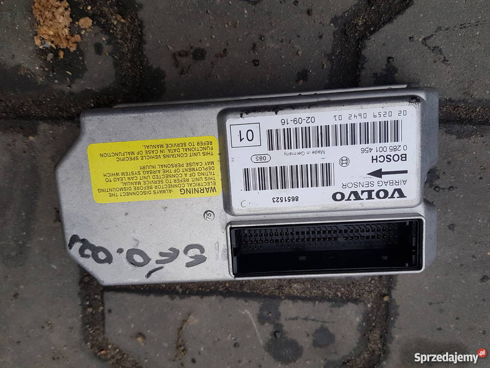 Moduł Sensor Air Bag Volvo S60 24 D5 2002r mazowieckie Sierpc sprzedam