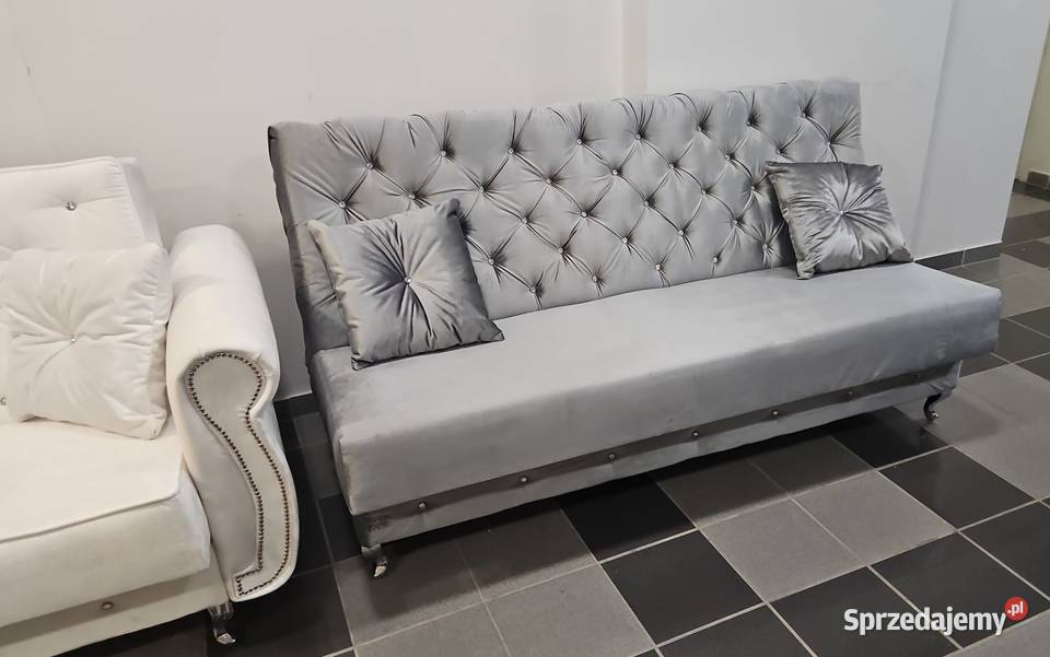 Kanapa Sofa rozkładana Glamour z pojemnikiem 195cm mazowieckie sprzedam