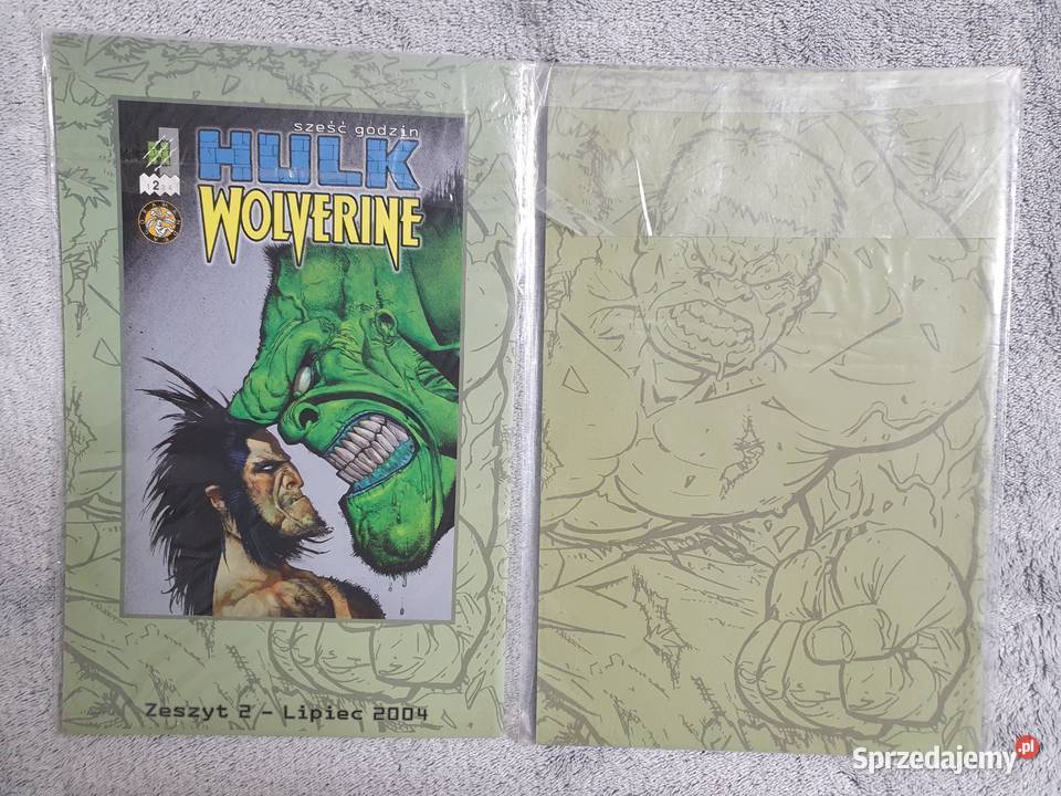 Hulk Wolverine zestaw 2 komiksów wydawnictwo Gdynia