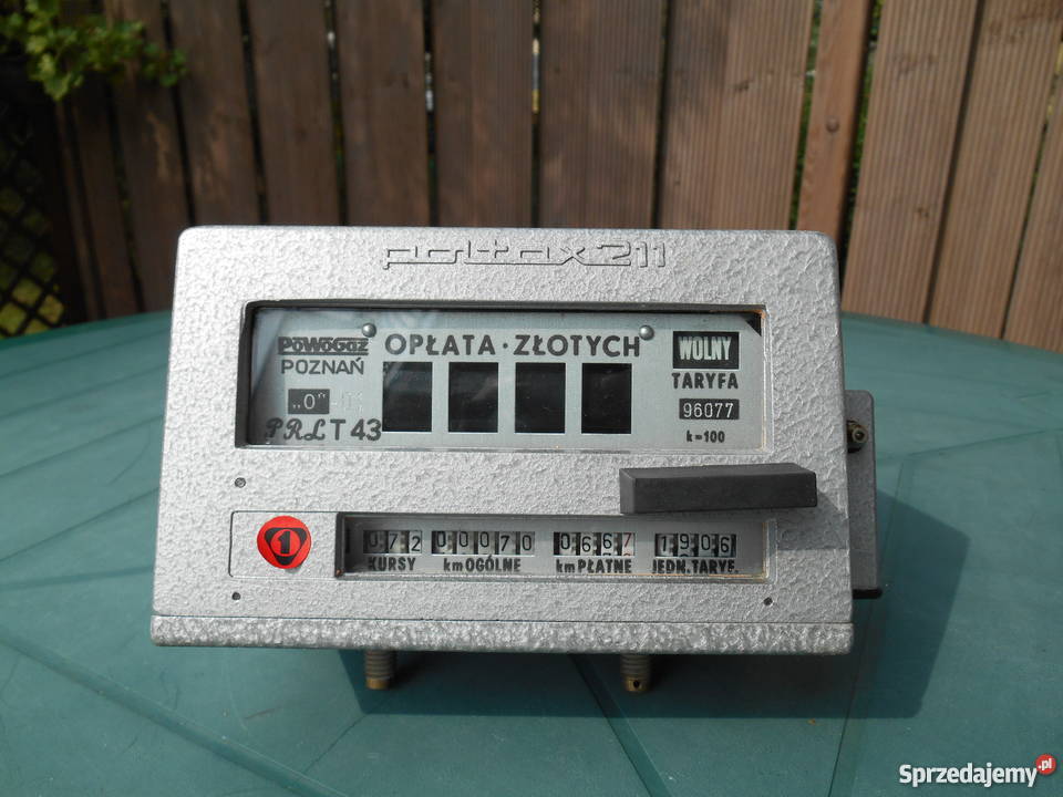 Taksometr Poltax 211 Nowy Kompletny