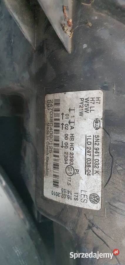 VW Tiguan I 10r Lampy Przód komplet lewa prawa osobowe Jaworzno sprzedam