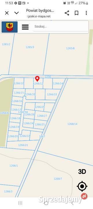 Działki budowlane lesie Koronowo Przyrzecze